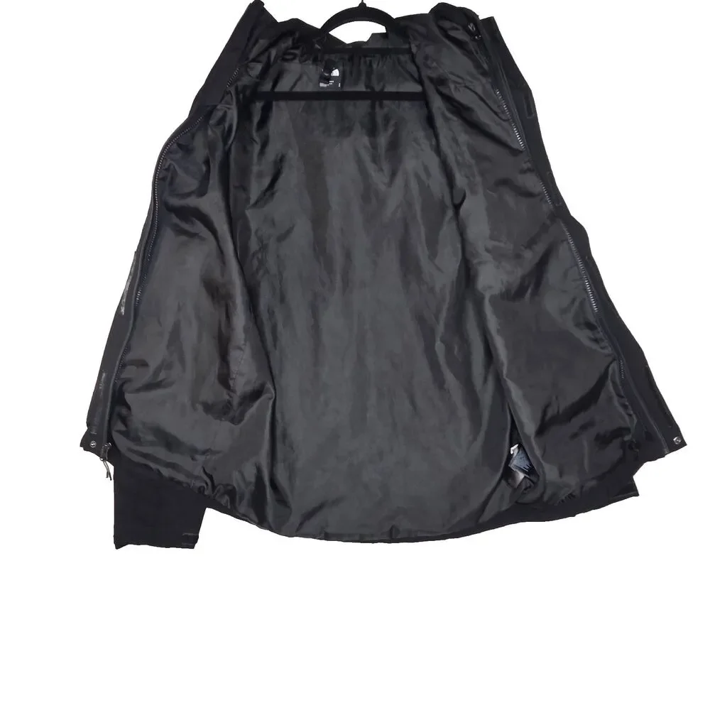 The North Face DryVent Hooded Rain Jacket Black Mens Small Waterproof